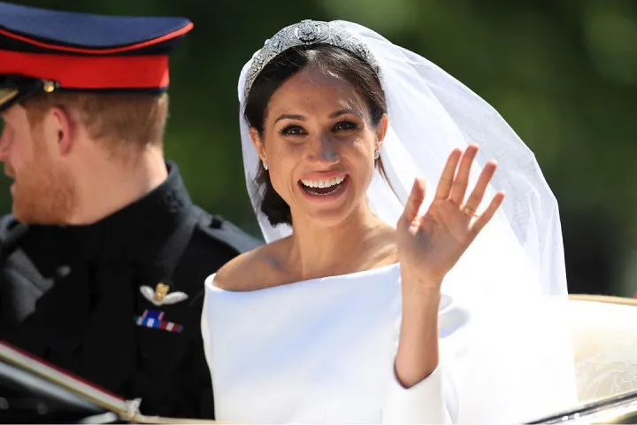 The Touching Detail About Meghan Markle's 16-Foot Wedding Veil