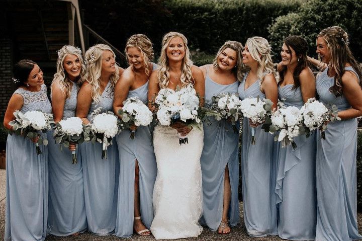 Blue Bridesmaid Dresses: 21 Best Bridal Looks + Faqs