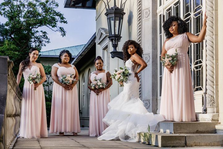 BN Bridal Beauty: Natural Hair Nigerian Brides & Bridesmaids! | BellaNaija