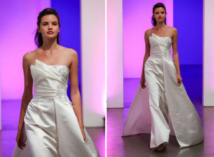 The Asymmetric Draped Feather Dress: A Wedding Dress Trend That Will Turn  Heads! : r/TampaWeddingFashion