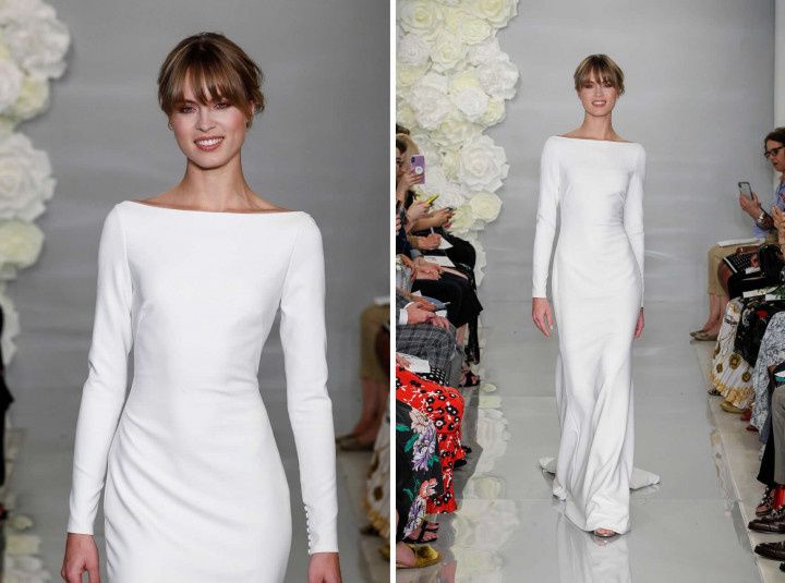 Meghan style best sale wedding dress