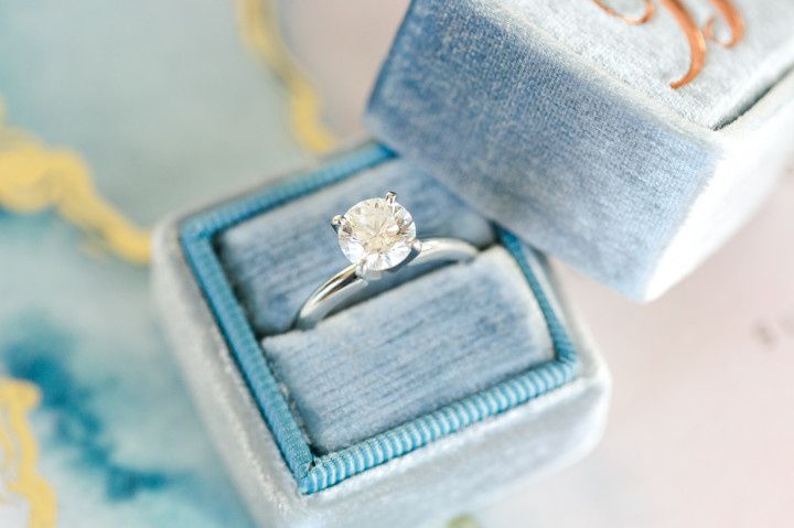 Elegant 1 Carat - Square Cut Diamond - Twisted Band - Pave - Double Halo Engagement  Ring - 10K Rose Gold - Walmart.com