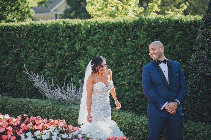 wedding couple first look