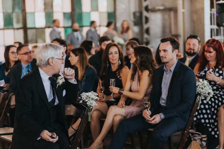 Cocktail attire store at a wedding