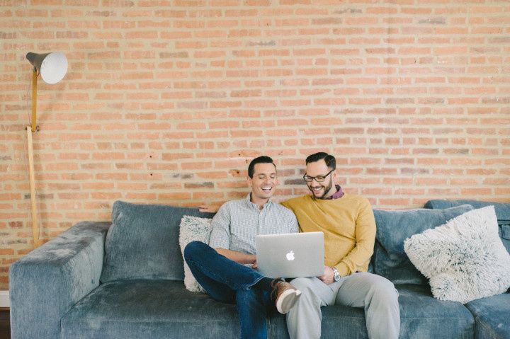 couple on computer