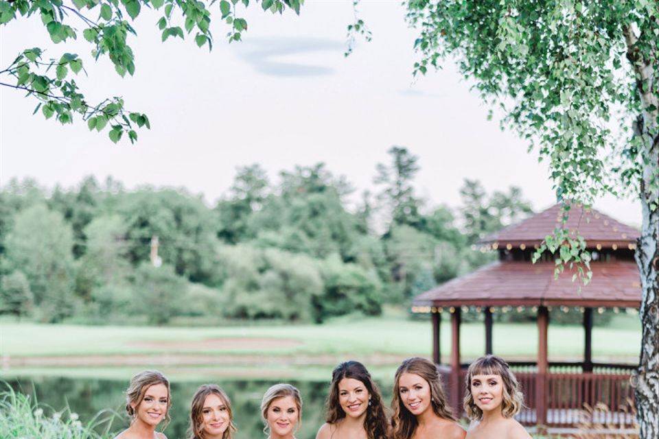 pink bridesmaid dresses