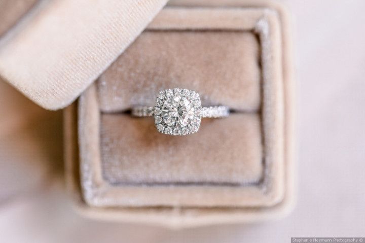 halo engagement ring