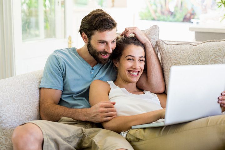 couple on computer