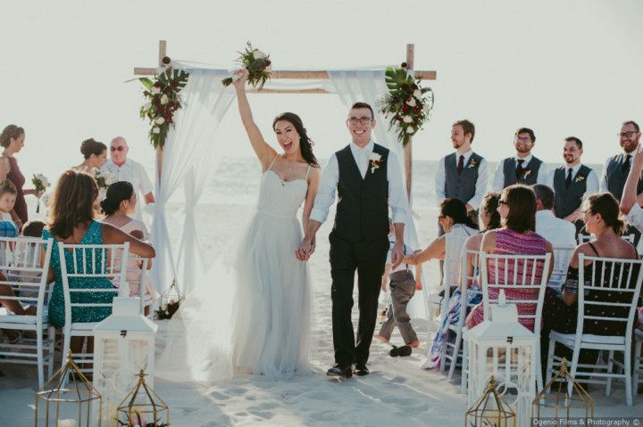 destination wedding recessional