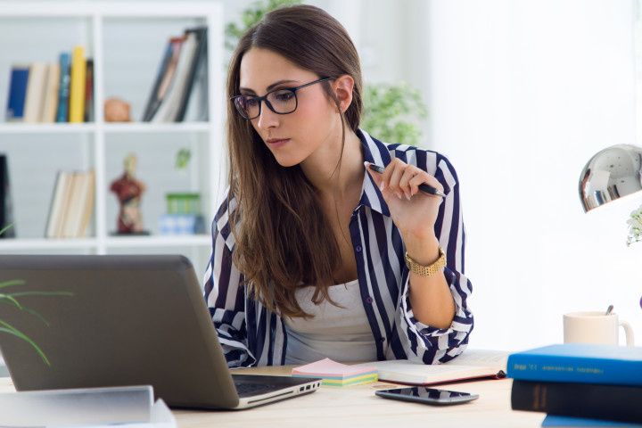 woman at work