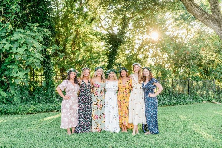 boho bridesmaids