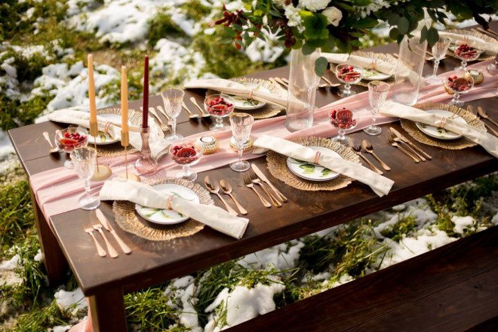 engagement party tablescape