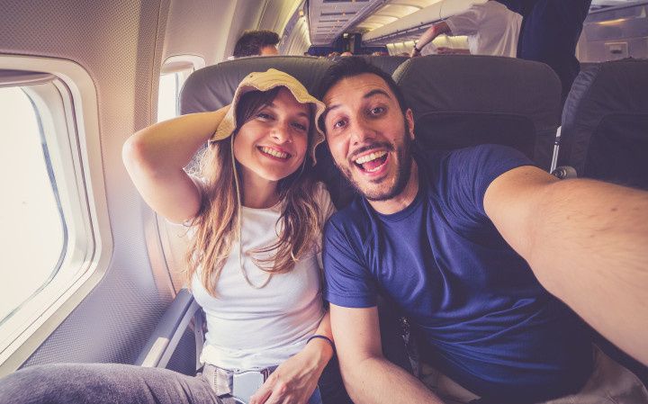 couple traveling internationally