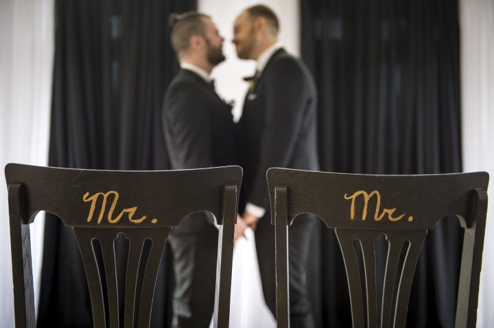 gay wedding chairs 