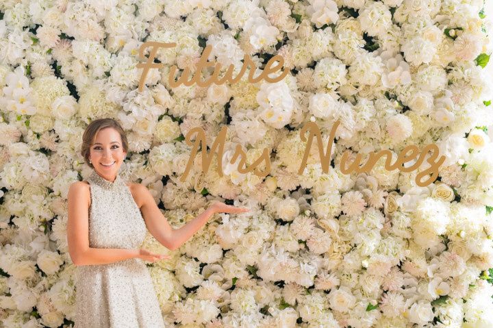 Bridal Shower Decorations, Floral Bridal Shower Backdrop, Backdrop