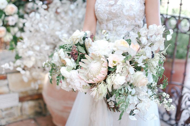 cascading bouquet