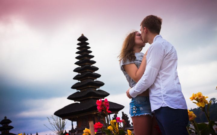 couple in bali