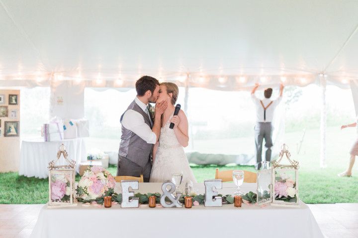 couple kissing after speech rockhill studio