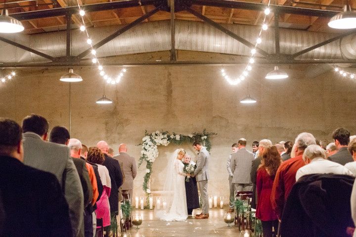 indoor wedding ceremony