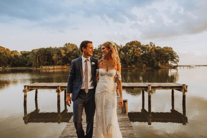 How to Pull Off a Waterfront Wedding That Isn't Preppy