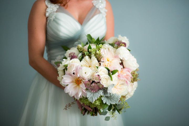 Pastel spring bouquet