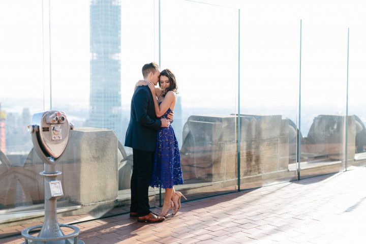 nyc engagement photo 