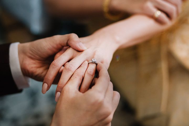 getting engaged while still married