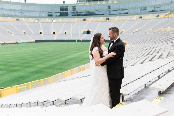 stadium wedding 