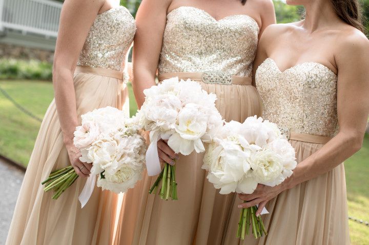 peony bridesmaid bouquets 