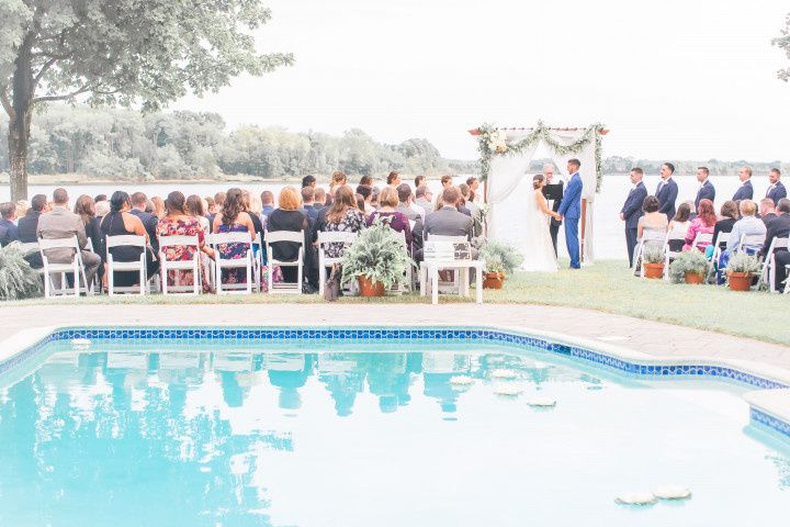 outdoor wedding ceremony 