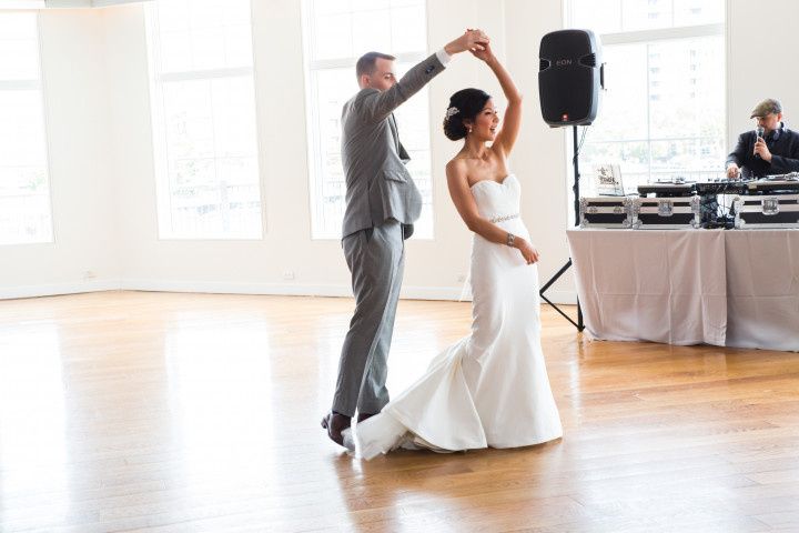 couple performing first dance bfa