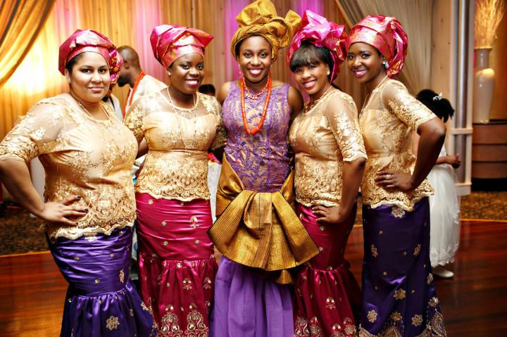 Aso ebi hot sale wedding dresses