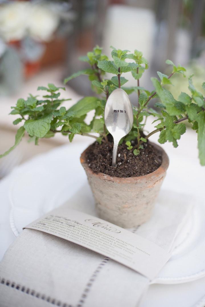 wedding herb centerpiece