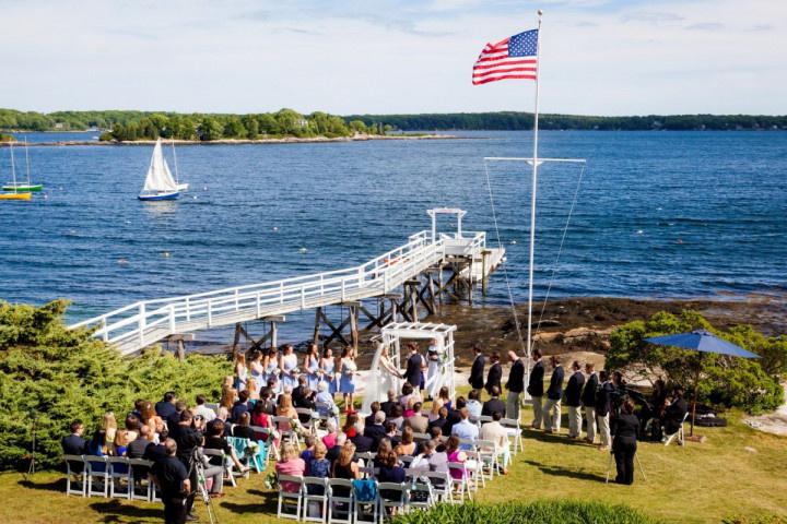 Chic Seaside Wedding in Maine with Nautical Touches ⋆ Ruffled