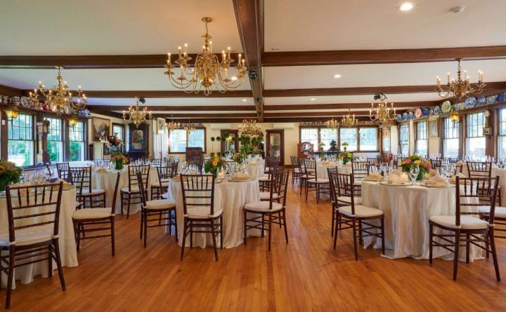 the tea room at johnson hall museum