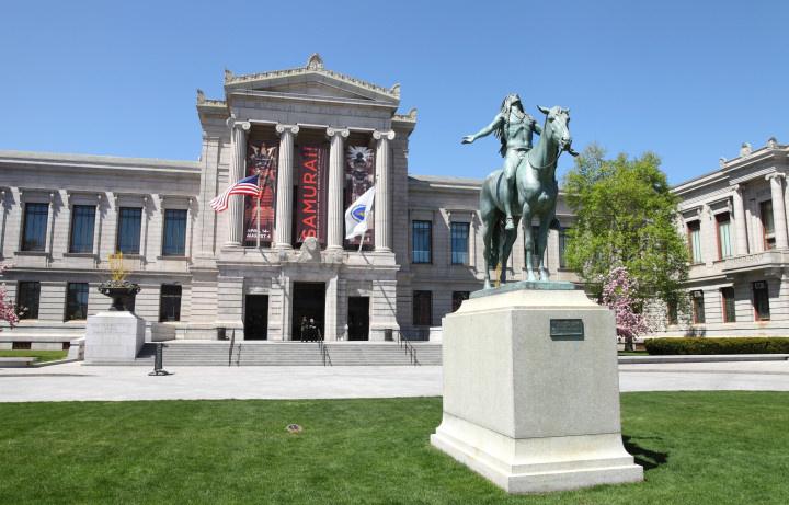 exterior of museum of fine arts boston