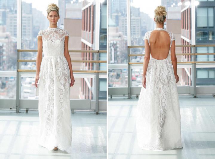 15 Backless Wedding Dresses for the Bride Who Dares to Bare