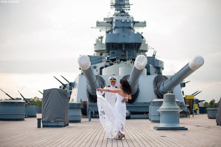 Bride and groom in Virginia