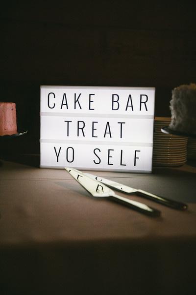 lightbox sign wedding decor