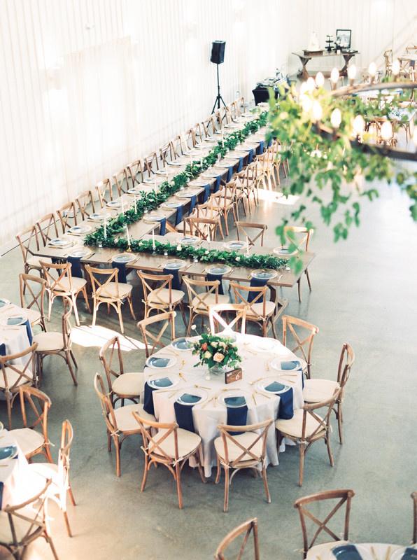 Table Layout of a Wedding Reception