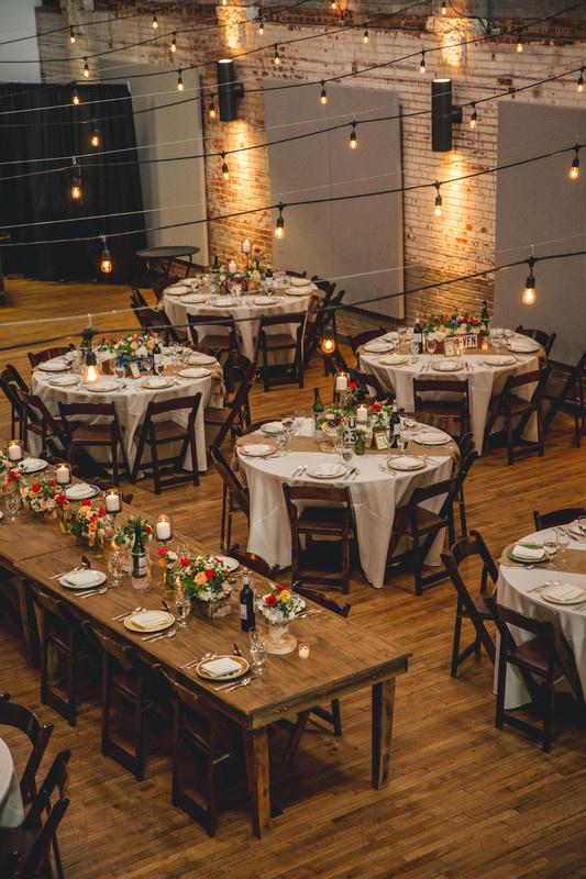 Table Layout of a Wedding Reception