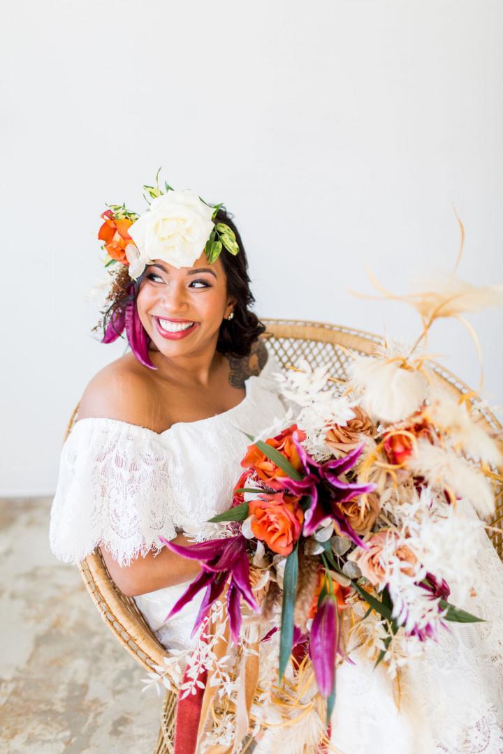 This Bohemian Wedding Color Palette Is Killing It in 2019