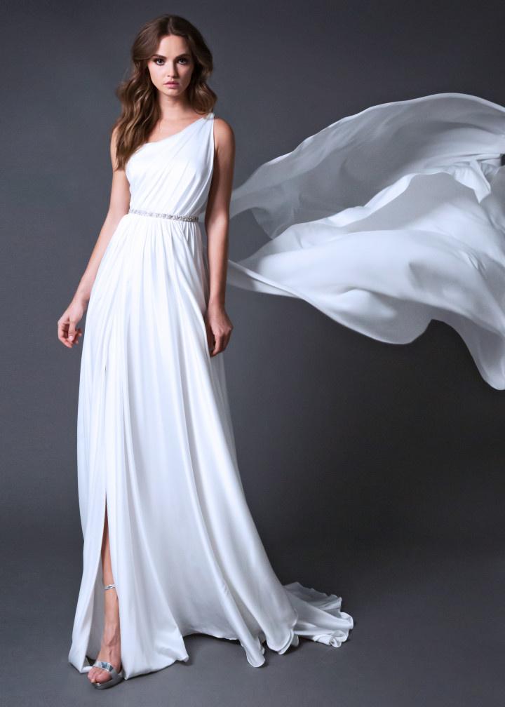 One Shoulder Goddess Dress