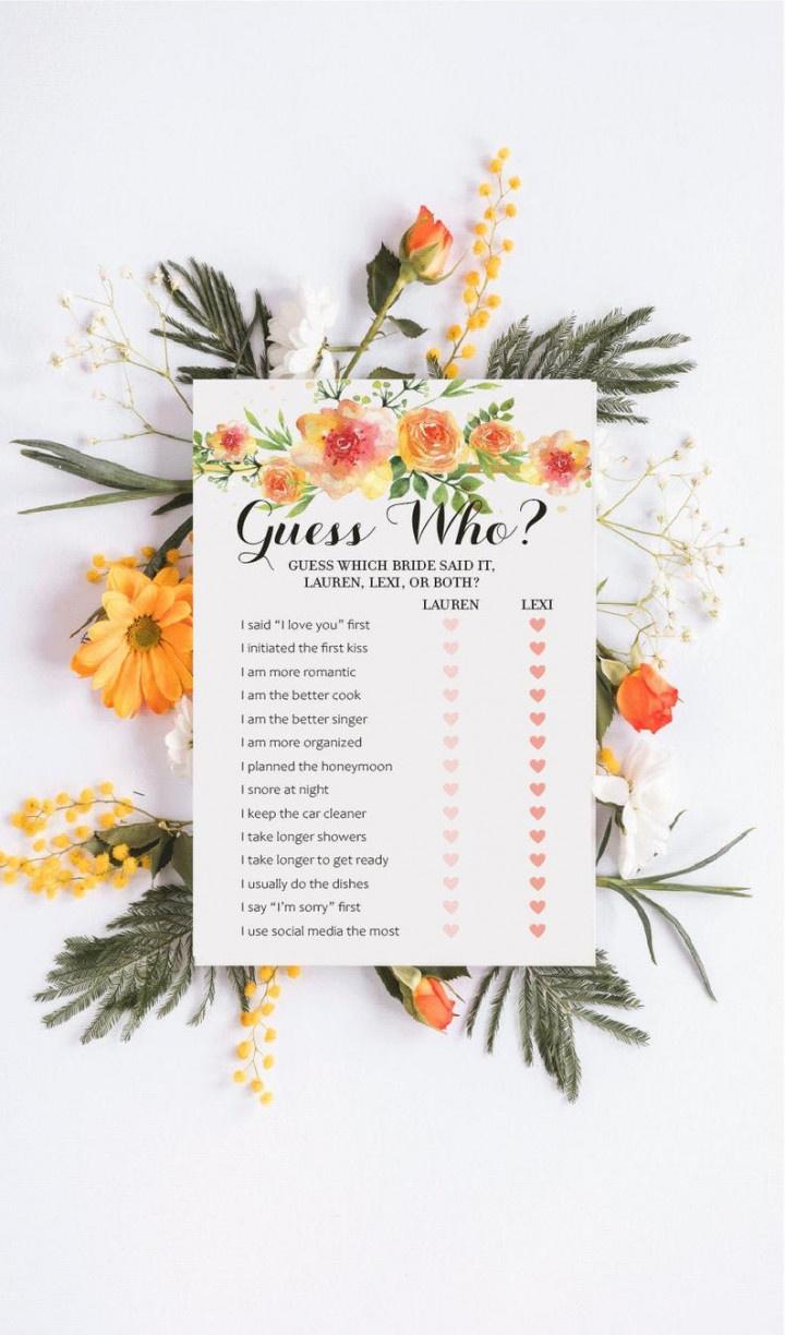12 Couples Wedding Shower Games That are Easy, Affordable—and Fun