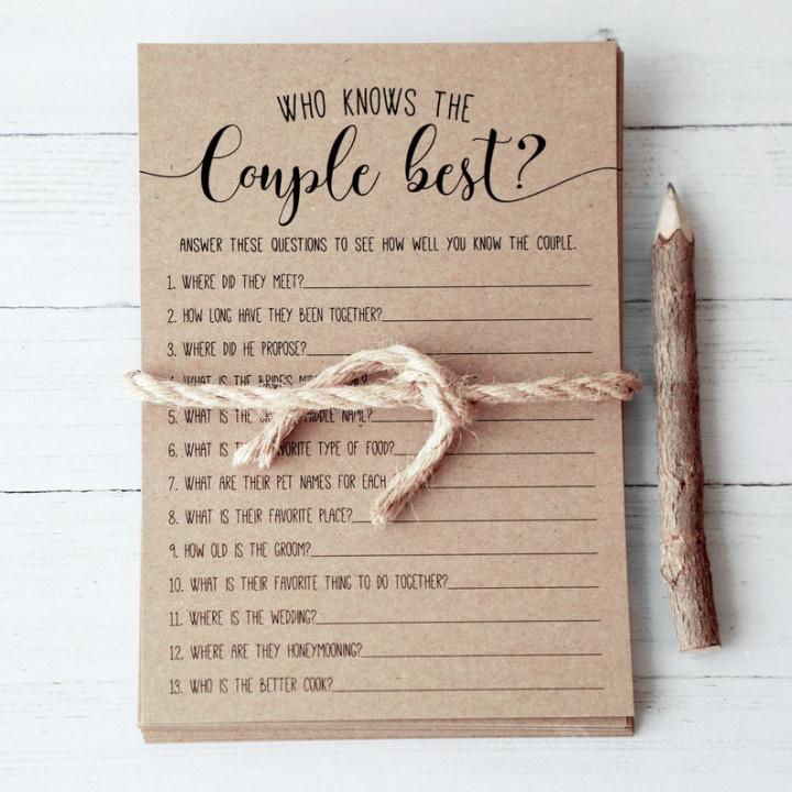 12 Couples Wedding Shower Games That Are Easy Affordable—and Fun