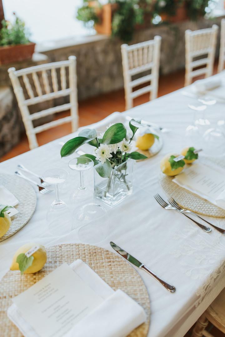 teal and yellow rustic wedding