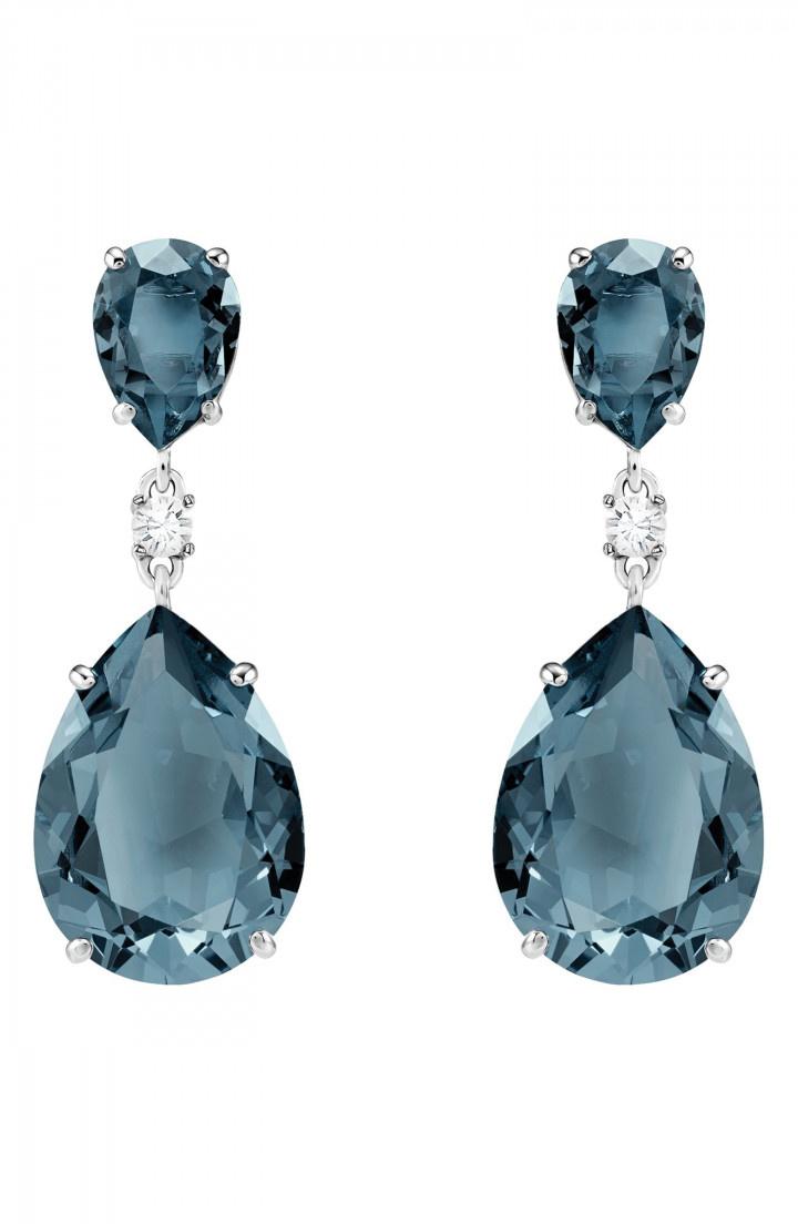 Cubic Zirconia Dangling Drop Earrings | Earrings Light Blue Drop Shape - Light  Blue - Aliexpress