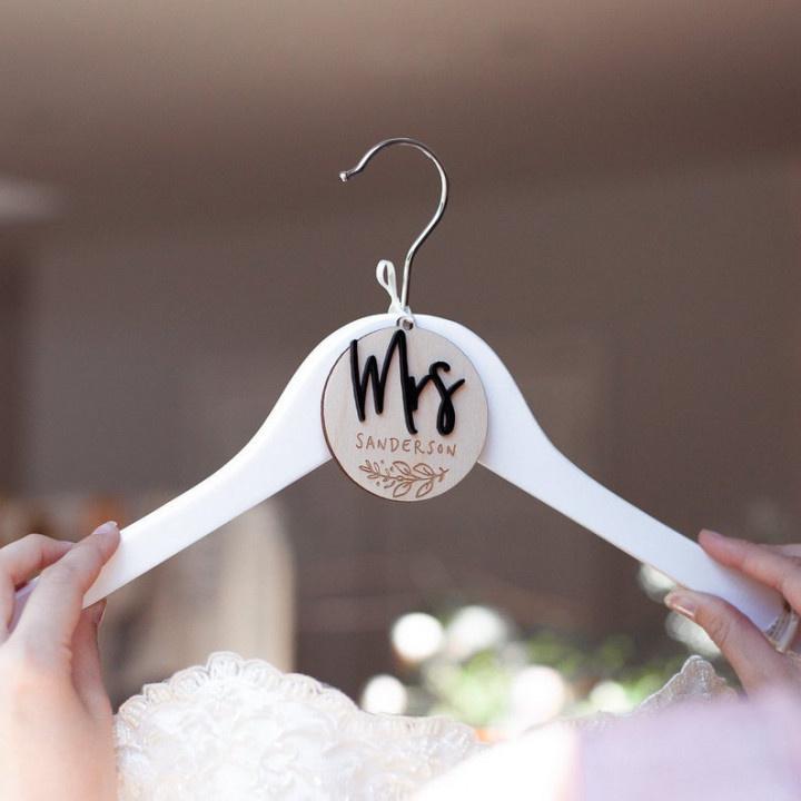 personalized clothes hanger, bridesmaids dress hanger,wedding dress hanger