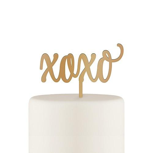 Relax love Cake Topper Gold Acrylic Happy Birthday Cake Topper