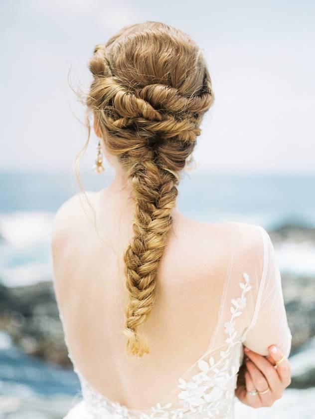 country wedding braided hairstyles